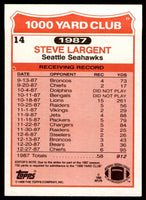 Steve Largent 1988 Topps 1000 Yard Club Series Mint Card #14

