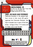 Dustin Pedroia 2014 Finest Series Mint Card #29
