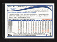 Miguel Cabrera 2014 Topps Series Mint Rookie Card #250
