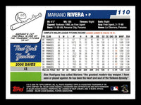 Mariano Rivera 2006 Topps Series Mint Card #110
