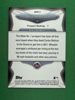 Zack Wheeler 2013 Bowman Top 100 Prospects Series Mint Card #BTP-7
