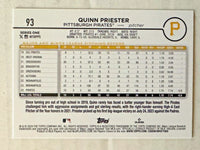 Quinn Priester 2024 Topps Mint Rookie Card #93
