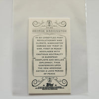 George Washington 2013 Topps Allen & Ginter's Peacemakers Mini Series Mint Card #PM-GW
