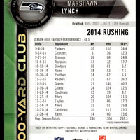 Marshawn Lynch 2015 Topps 1000 Yard Club Series Mint Card #1KYC-ML