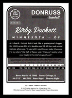 Kirby Puckett 2017 Donruss Series Mint Card #184

