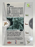 Ray Allen 2006 2007 Fleer EX Clear Acetate Mint Card #37
