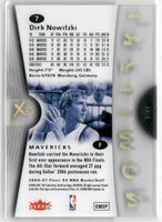 Dirk Nowitzki 2006 2007 Fleer EX Clear Acetate Mint Card #7
