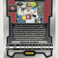 Brock Purdy 2023 Panini Prizm Silver Series Mint Card #266