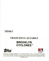 Francisco Alvarez 2021 Topps Heritage Minor League Series Mint Card #72TVS-7

