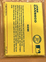 Jose Canseco 1988 The Star Company Complete sealed 11-Card Set
