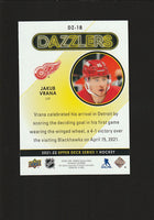 Jakub Vrana 2021 2022 Upper Deck Dazzlers Green Series Mint Card #DZ-18
