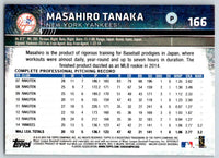 Masahiro Tanaka 2015 Topps Opening Day Series Mint Card #166

