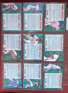 1994 Post Cereal Complete 30 Card Set in Original Box featuring Piazza, Griffey, Thomas ++