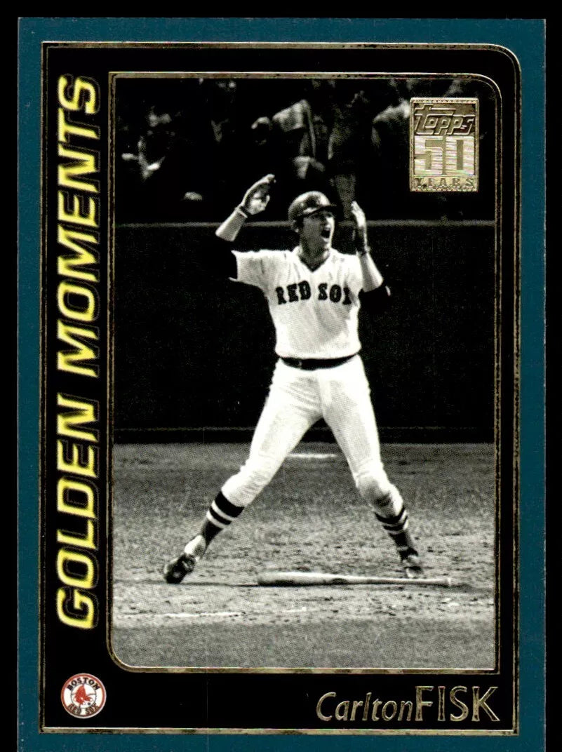 Carlton Fisk 2001 Topps Golden Moments Series Mint Card  #791