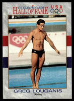 Greg Louganis 1991 Impel U.S. Olympic Hall of Fame Series Mint Card #50
