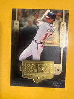 Chipper Jones 1999 Upper Deck SPX Series Mint Card #16
