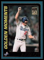Kirk Gibson 2001 Topps Golden Moments Series Mint Card  #382
