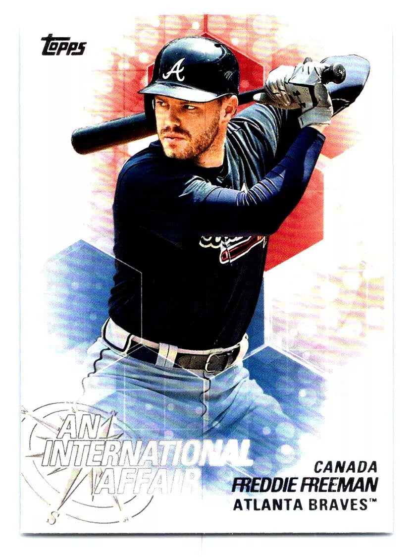 Freddie Freeman 2018 Topps Update An International Affair Series Mint Card #3