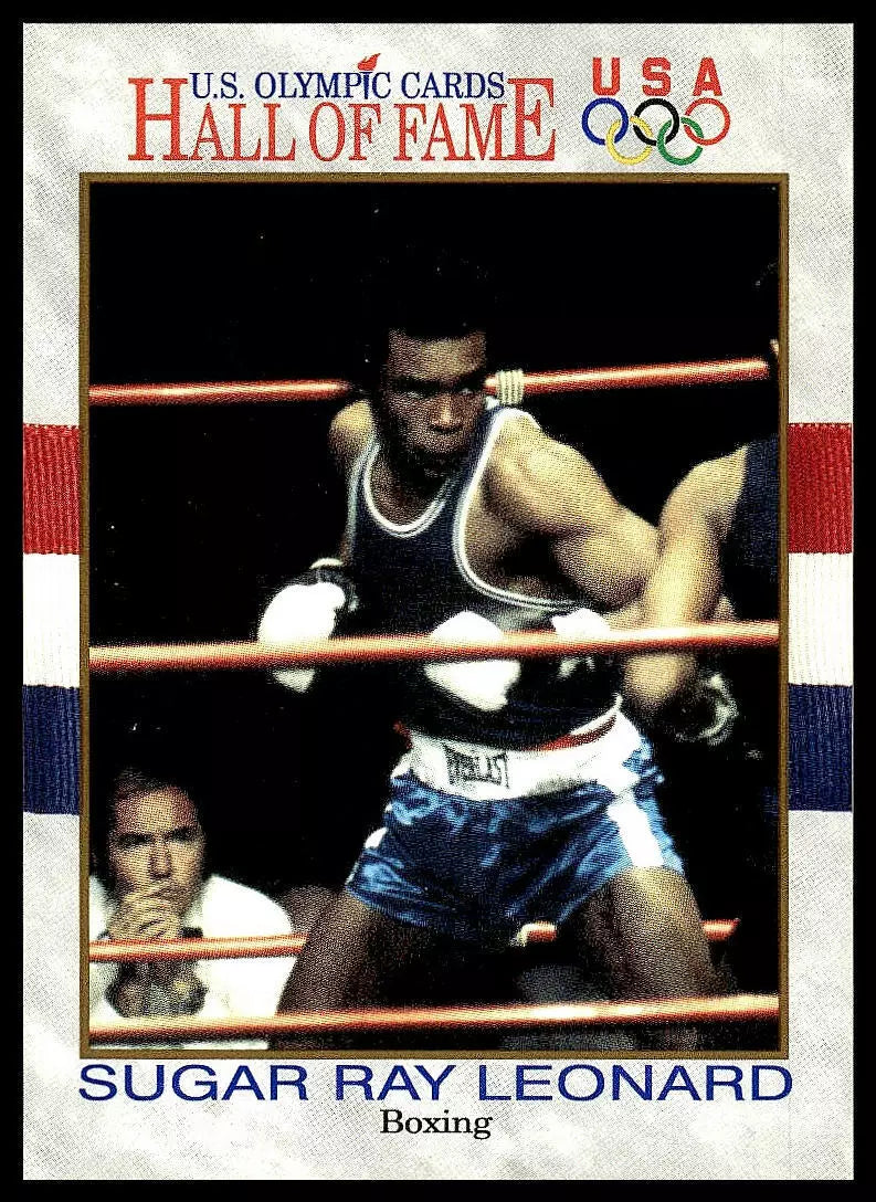 Sugar Ray Leonard 1991 Impel U.S. Olympic Hall of Fame Series Mint Card #29