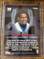 Shawn Kemp 1995 1996 Finest Mystery Borderless Refractor Series Mint Card #M4
