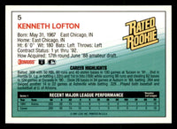 Kenny Lofton 1992 Donruss Rated Rookie Series Mint Card #5

