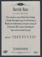 Derrick Rose 2011 Upper Deck Goodwin Champions Series Mint Card #111
