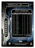 Andrew Luck 2015 Topps 4000 Yard Club Mint Card #4KYC-AL
