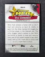 Kyle Schwarber 2025 Topps Update Stars of MLB Mint Card #SMLB-82
