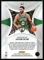 Jayson Tatum 2023 2024 Panini Mosaic Epic Performers Series Mint Card #3
