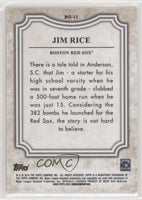 Jim Rice 2014 Topps Before They Were Great Gold Series Mint Card #BG-17   Only 99 Made
