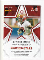 Devonta Smith 2021 Panini Chronicles Draft Picks Rookies and Stars Series Mint Rookie Card #306

