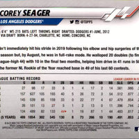 Corey Seager 2020 Topps Series Mint Card #620