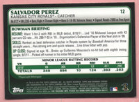 Salvador Perez 2011 Bowman Chrome Series Mint Rookie Card #12
