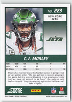 CJ Mosley 2024 Panini Score Green Series Mint Card #223
