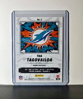 Tua Tagovailoa 2025 Panini NFL Sticker Card #2
