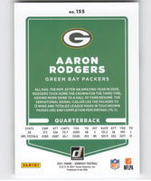 Aaron Rodgers 2021 Donruss Series Mint Card #155
