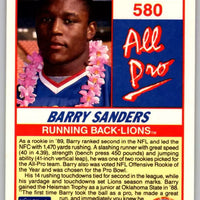 Barry Sanders 1990 Score All Pro Series Mint Card #580