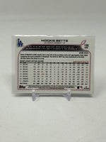 Mookie Betts 2022 Topps Chrome Prizm Refractor Series Mint Card #100
