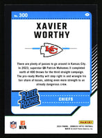 Xavier Worthy 2024 Panini Donruss Optic Rated Rookie Series Mint Card #300
