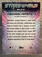 Yoshinobu Yamamoto 2024 Topps Stars of the MLB Mint Card #SMLB-57
