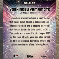 Yoshinobu Yamamoto 2024 Topps Stars of the MLB Mint Card #SMLB-57