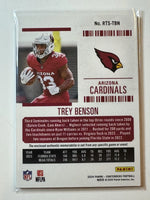 Trey Benson 2024 Panini Contenders Rookie Ticket Swatch Card #RTS-TBN
