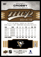 Sidney Crosby 2014 2015 Upper Deck MVP Series Card #287
