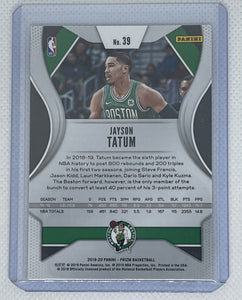 Jayson Tatum 2019 2020 Panini Prizm Series Mint Card #39