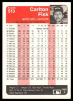 Carlton Fisk 1985 Fleer Series Mint Card #513
