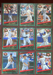 1994 Post Cereal Complete 30 Card Set in Original Box featuring Piazza, Griffey, Thomas ++