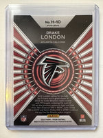 Drake London 2023 Panini Prizm Hype Green Series Mint Card #H-10
