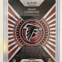 Drake London 2023 Panini Prizm Hype Green Series Mint Card #H-10