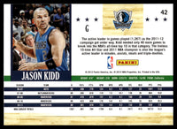 Jason Kidd 2011 2012 Hoops Series Mint Card #42

