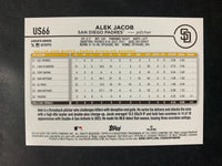 Alek Jacob 2024 Topps Update Rainbow Foil Card #US66
